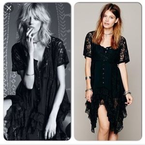 Free People Prairie Ruffle Dress